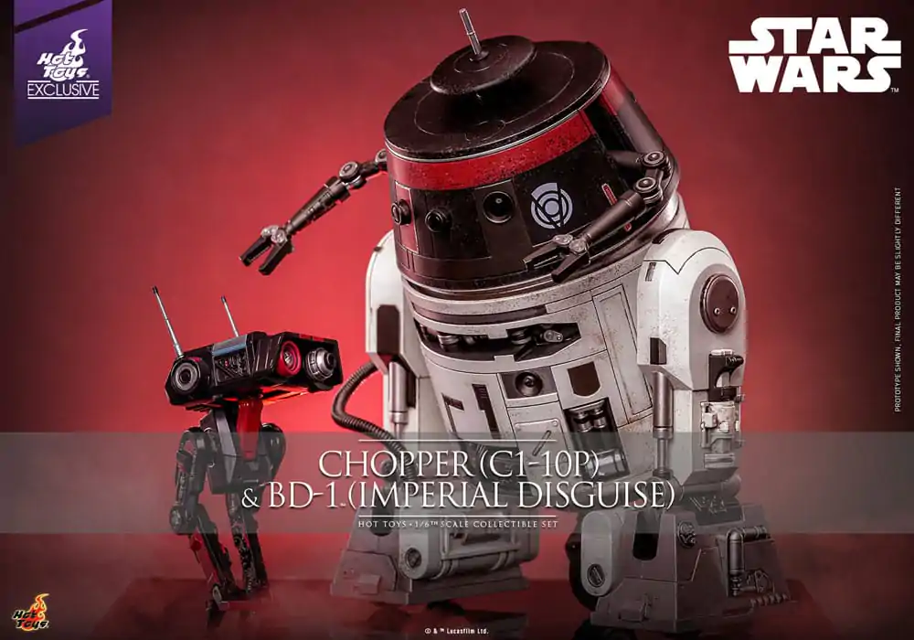 Star Wars Set akcijskih figura 1/6 Chopper (C1-10P™) i BD-1™ (Imperial Disguise) 18 cm i 8 cm fotografija proizvoda