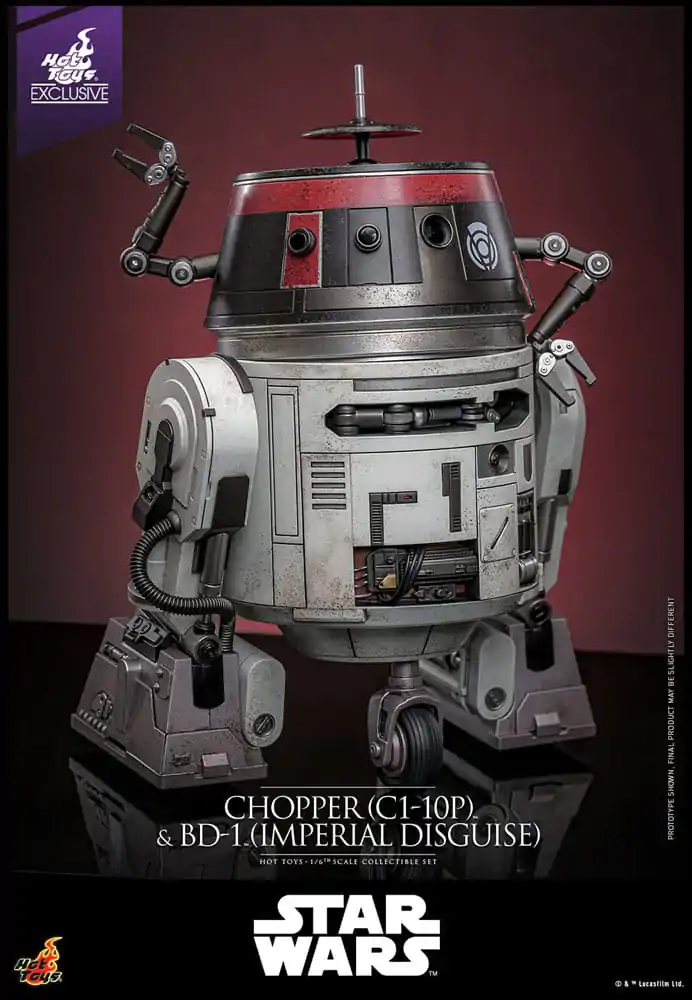 Star Wars Set akcijskih figura 1/6 Chopper (C1-10P™) i BD-1™ (Imperial Disguise) 18 cm i 8 cm fotografija proizvoda