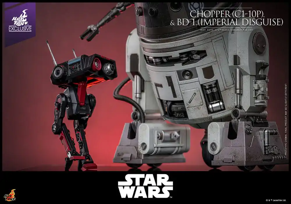 Star Wars Set akcijskih figura 1/6 Chopper (C1-10P™) i BD-1™ (Imperial Disguise) 18 cm i 8 cm fotografija proizvoda