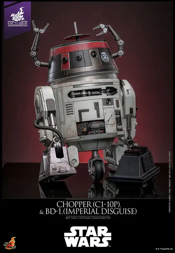 Star Wars Set akcijskih figura 1/6 Chopper (C1-10P™) i BD-1™ (Imperial Disguise) 18 cm i 8 cm fotografija proizvoda