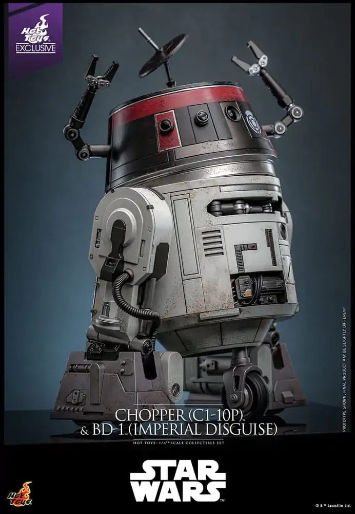 Star Wars Set akcijskih figura 1/6 Chopper (C1-10P™) i BD-1™ (Imperial Disguise) 18 cm i 8 cm fotografija proizvoda
