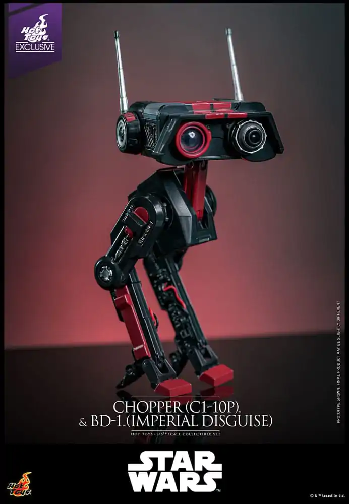 Star Wars Set akcijskih figura 1/6 Chopper (C1-10P™) i BD-1™ (Imperial Disguise) 18 cm i 8 cm fotografija proizvoda