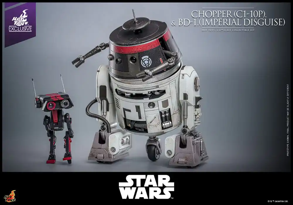 Star Wars Set akcijskih figura 1/6 Chopper (C1-10P™) i BD-1™ (Imperial Disguise) 18 cm i 8 cm fotografija proizvoda