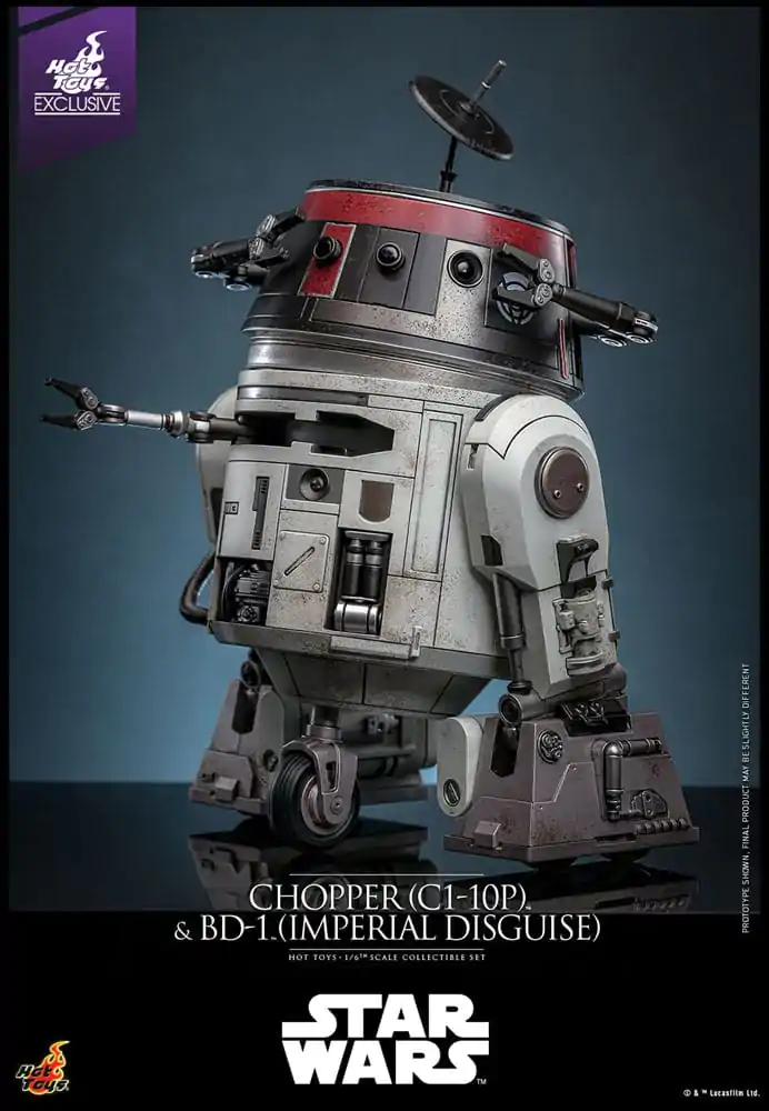 Star Wars Set akcijskih figura 1/6 Chopper (C1-10P™) i BD-1™ (Imperial Disguise) 18 cm i 8 cm fotografija proizvoda
