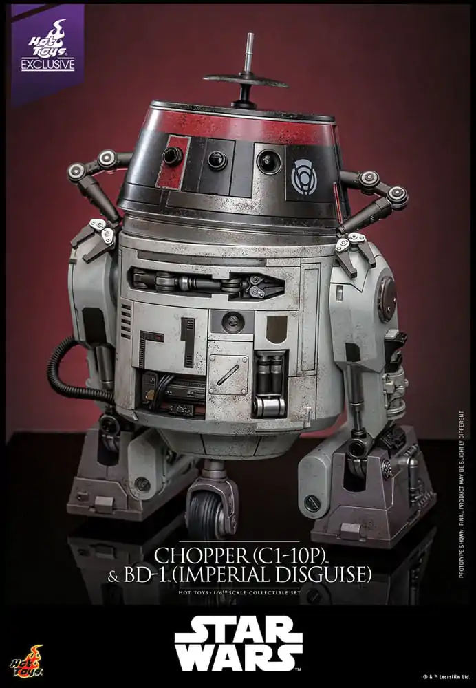 Star Wars Set akcijskih figura 1/6 Chopper (C1-10P™) i BD-1™ (Imperial Disguise) 18 cm i 8 cm fotografija proizvoda