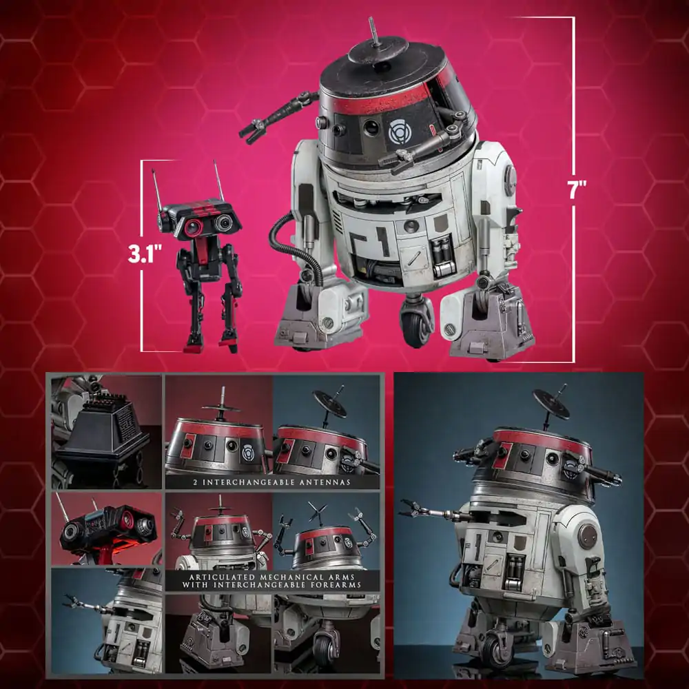 Star Wars Set akcijskih figura 1/6 Chopper (C1-10P™) i BD-1™ (Imperial Disguise) 18 cm i 8 cm fotografija proizvoda