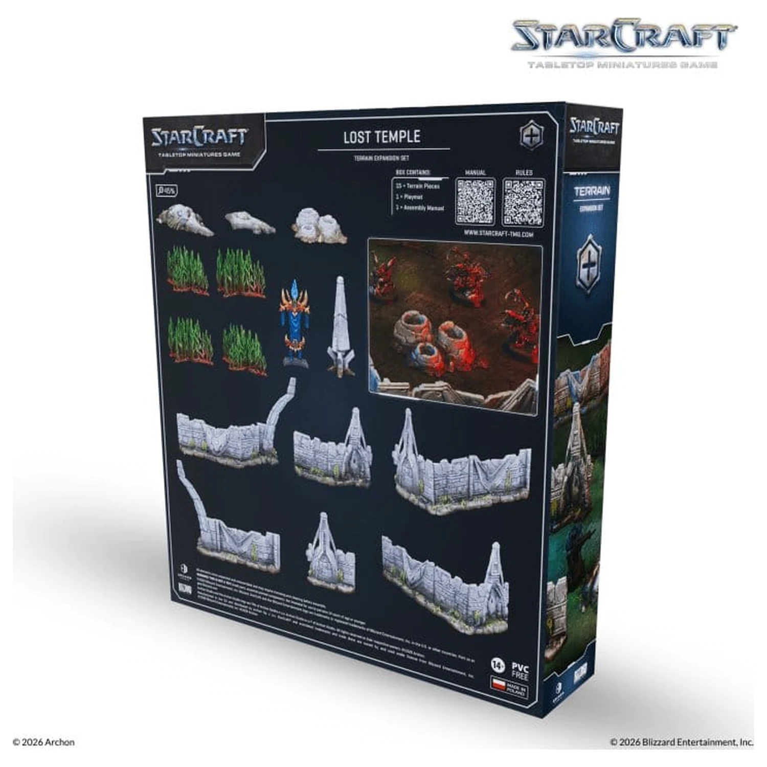StarCraft TMG Ekspanzijski set Teren: Lost Temple fotografija proizvoda