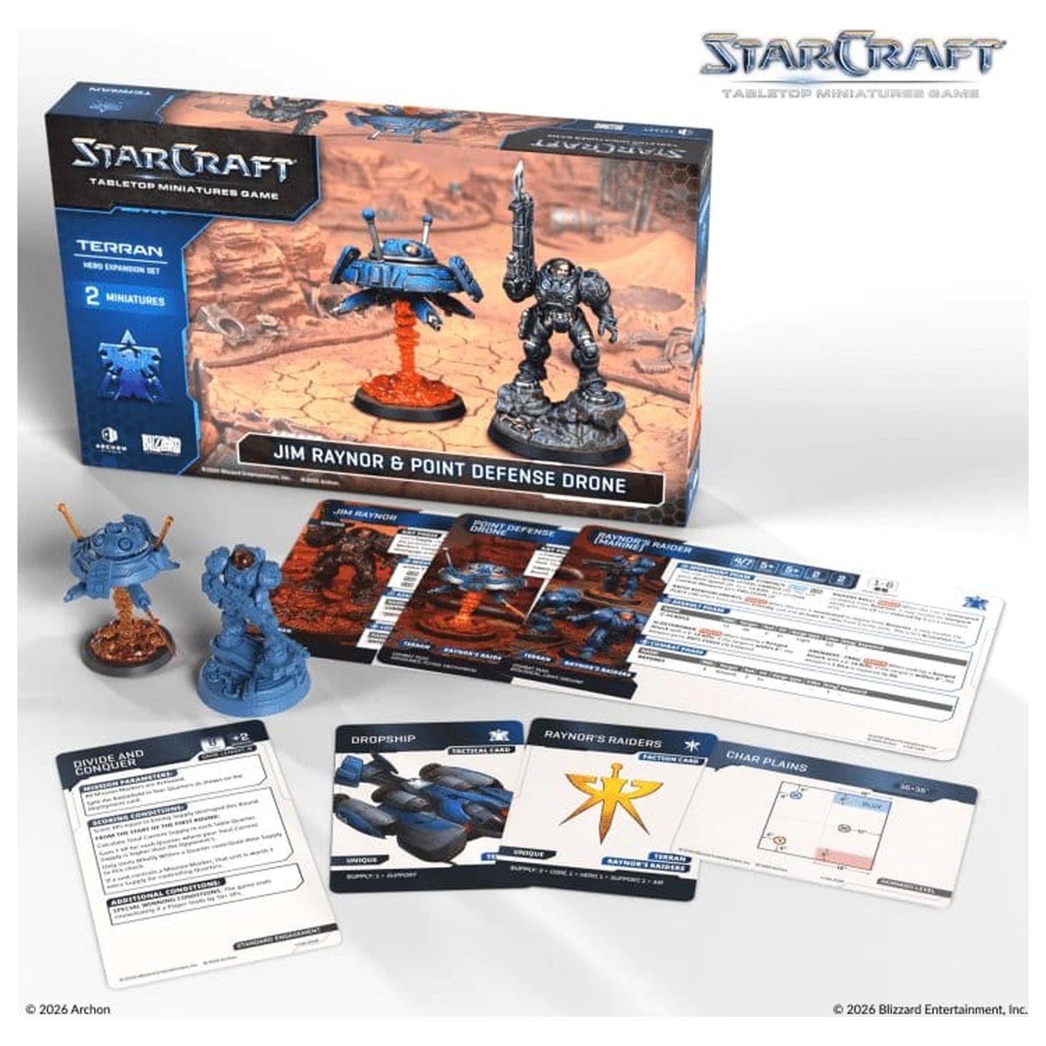 StarCraft TMG Set za proširenje heroja Terran: Jim Raynor & Point Defense Drone fotografija proizvoda