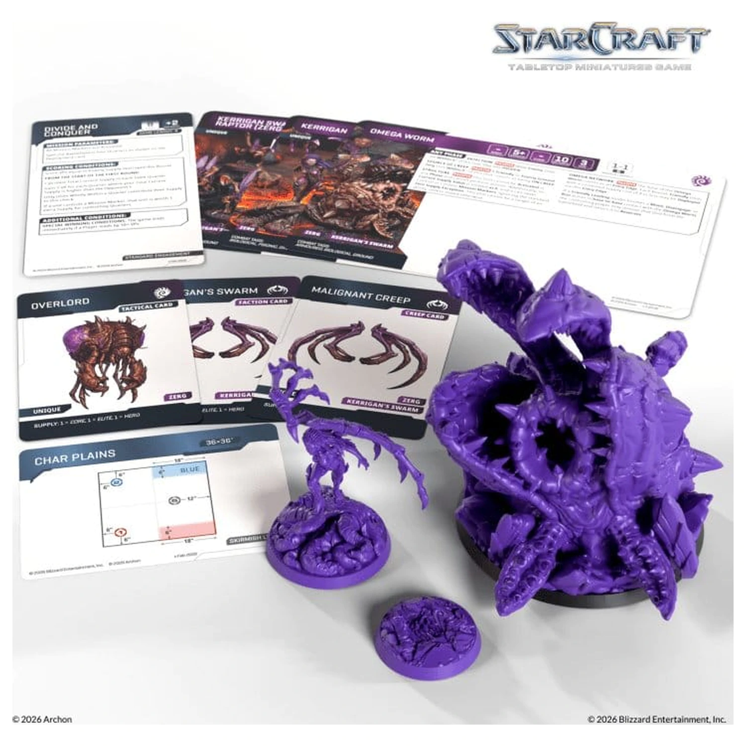 StarCraft TMG Hero Expansion Set Zerg: Kerrigan & Omega Worm fotografija proizvoda