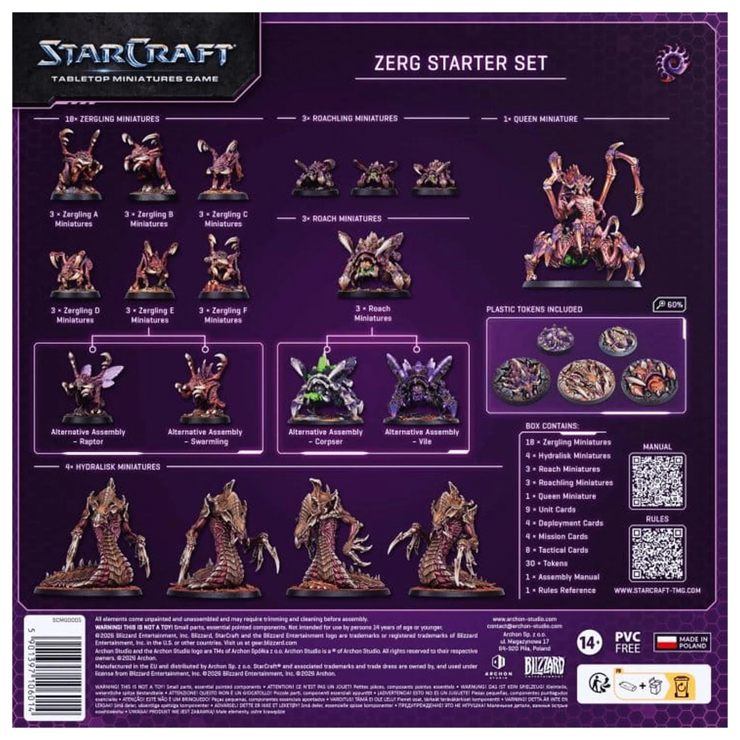 StarCraft TMG Početni komplet Zerg fotografija proizvoda