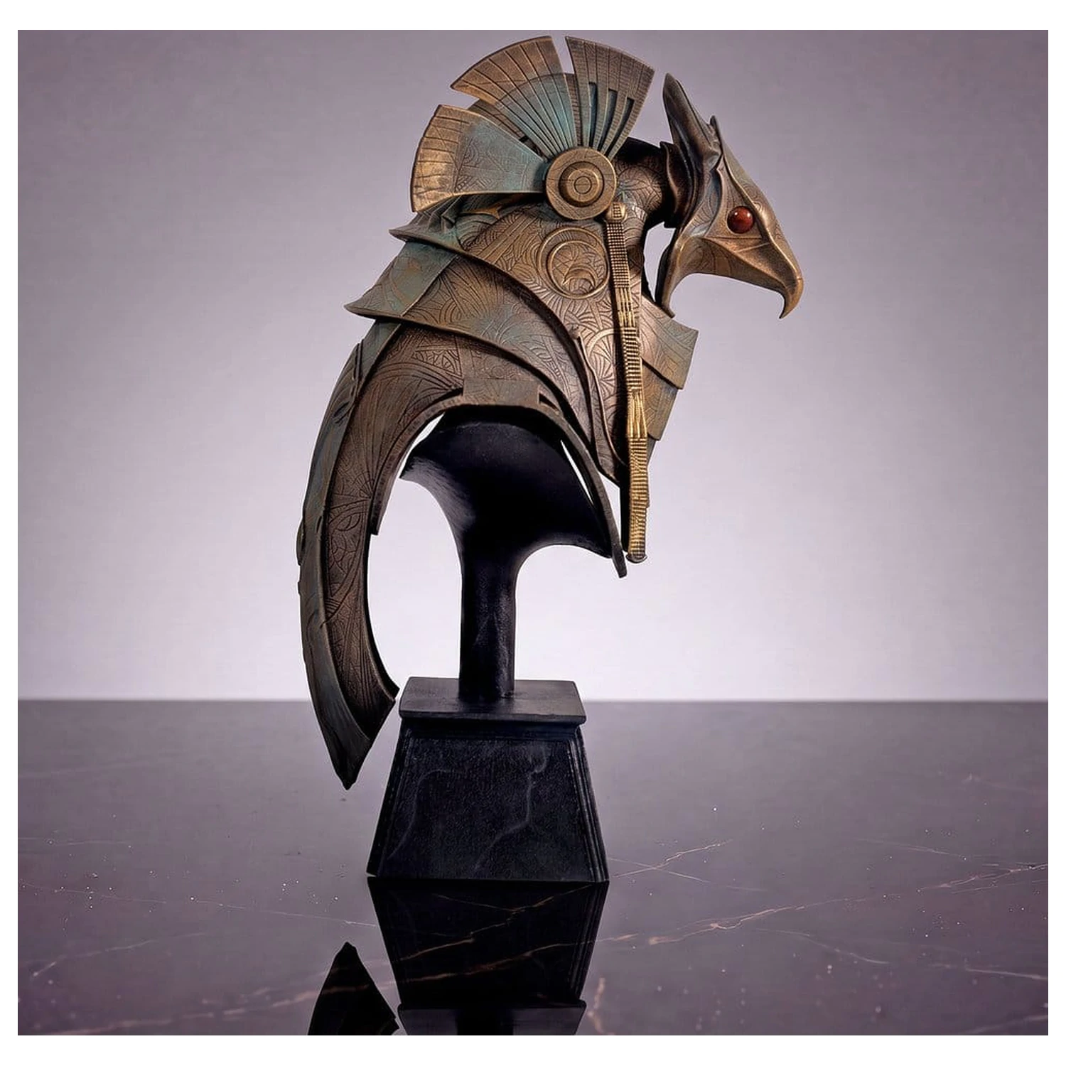 Stargate Desktop Replika Kaciga Replika Horus Guard Kaciga 15 cm fotografija proizvoda