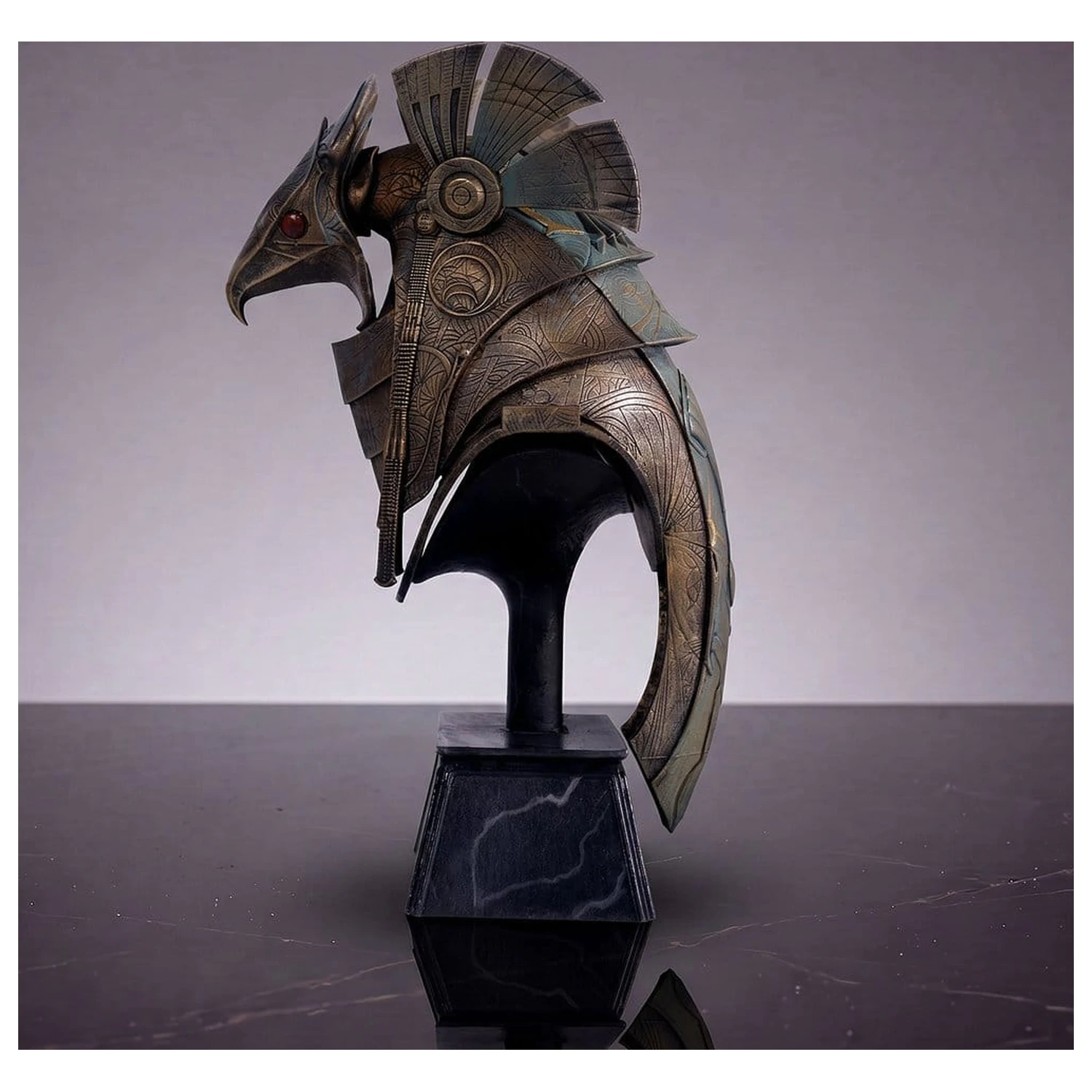 Stargate Desktop Replika Kaciga Replika Horus Guard Kaciga 15 cm fotografija proizvoda