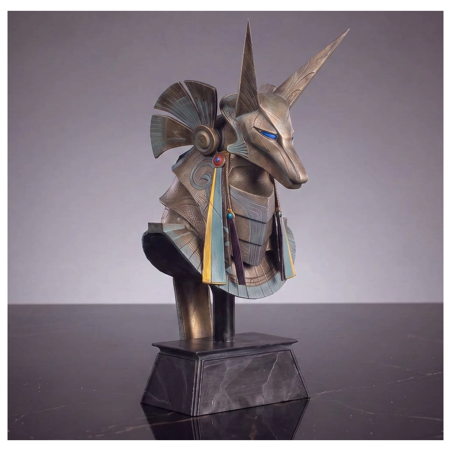 Stargate Desktop replika kaciga replika Jackal Guard kaciga Anubis 15 cm fotografija proizvoda