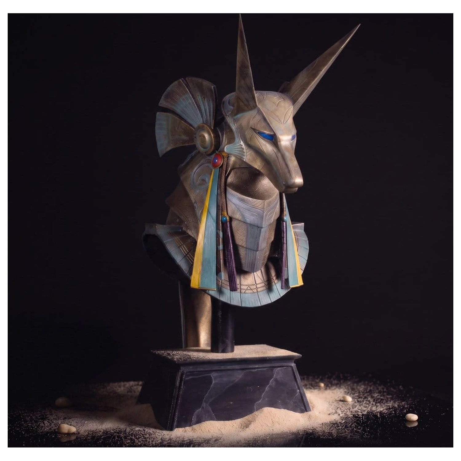 Stargate Desktop replika kaciga replika Jackal Guard kaciga Anubis 15 cm fotografija proizvoda