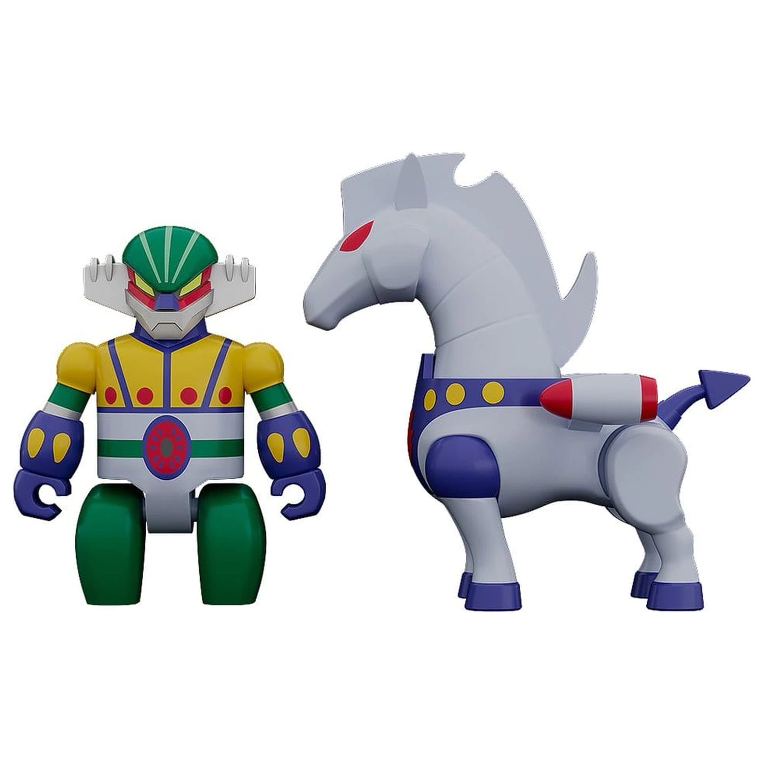Steel Jeeg Brickroid akcijske figure 2-pakiranje Steel Jeeg: Pantheroid set 5 cm fotografija proizvoda