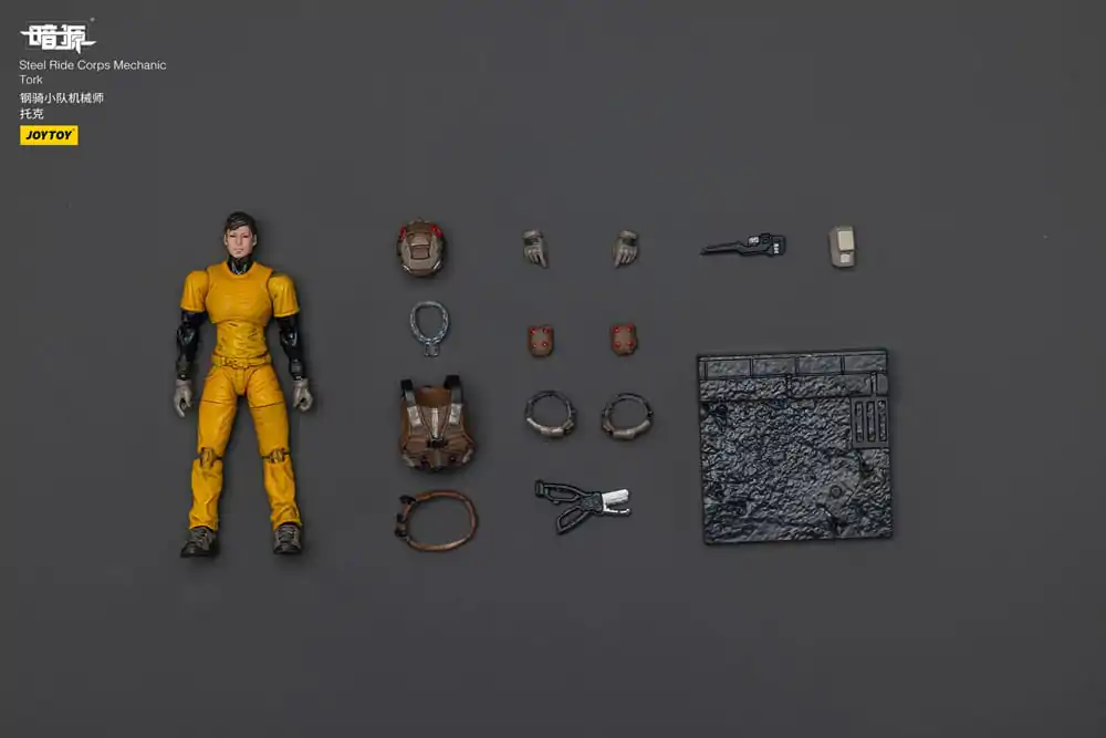 Steel Ride Corps Dark Source Akcijska figura Mechanic Tork 7 cm fotografija proizvoda