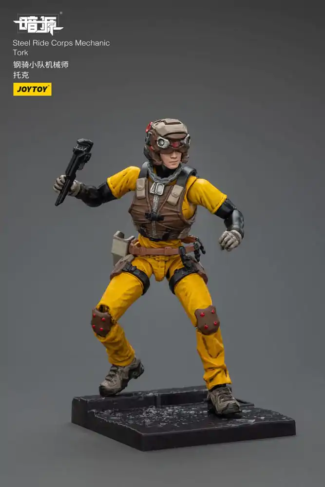 Steel Ride Corps Dark Source Akcijska figura Mechanic Tork 7 cm fotografija proizvoda