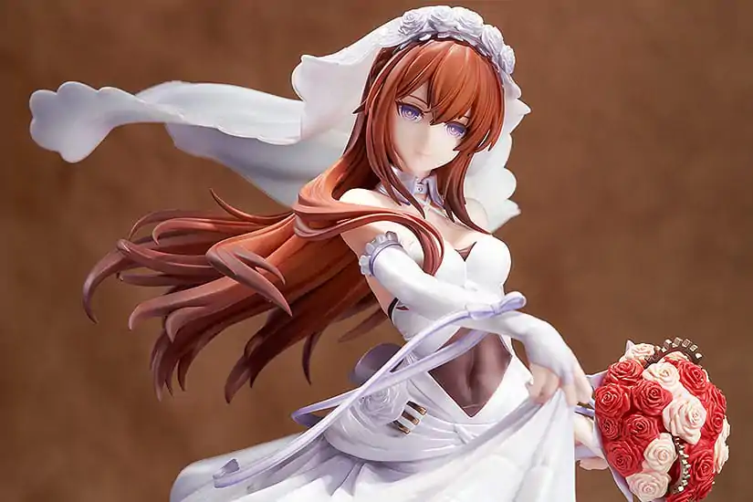 Steins Gate PVC Kip 1/7 Kurisu Makise: Wedding Dress Ver. 26 cm fotografija proizvoda