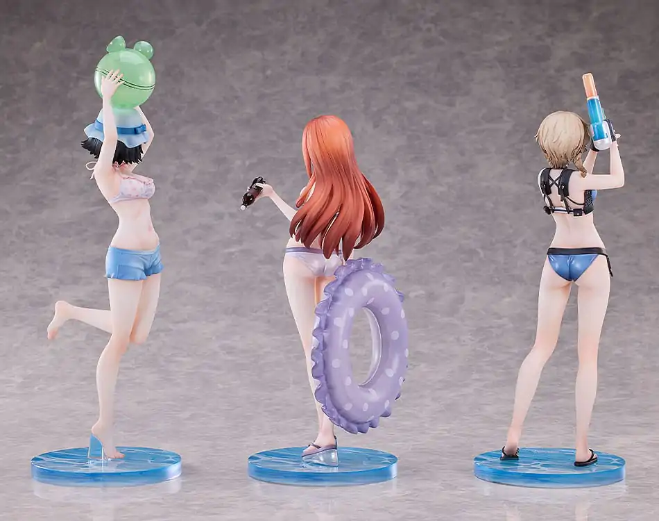 Steins Gate PVC figure 3-Pack 1/7 Suzuha Amane, Kurisu Makise, Mayuri Shiina kupaći kostim Ver. fotografija proizvoda