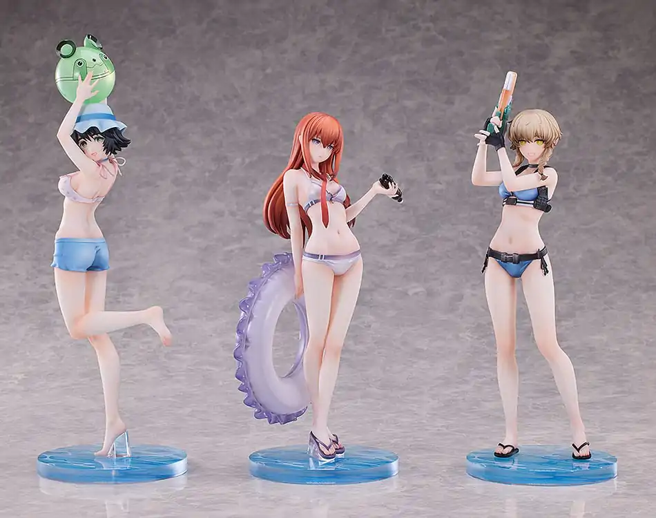 Steins Gate PVC figure 3-Pack 1/7 Suzuha Amane, Kurisu Makise, Mayuri Shiina kupaći kostim Ver. fotografija proizvoda