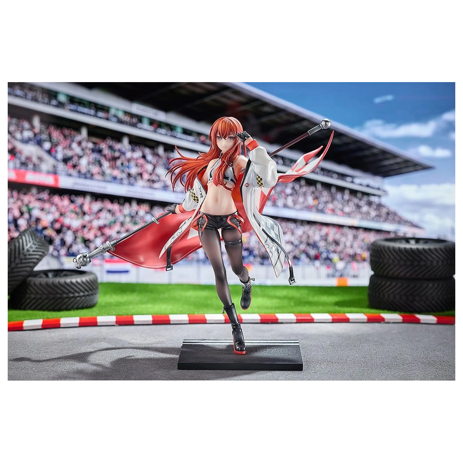 Steins;Gate PVC figura 1/7 Kurisu Makise: Racing Ver. 24 cm fotografija proizvoda