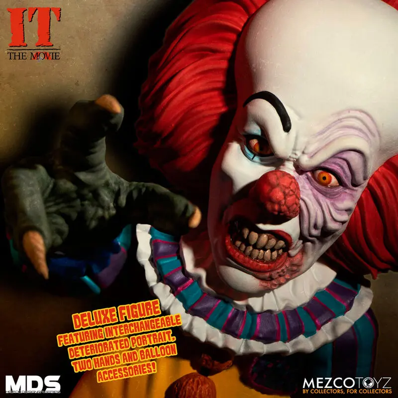 Stephen Kings It 1990 MDS Deluxe akcijska figura Pennywise 15 cm fotografija proizvoda