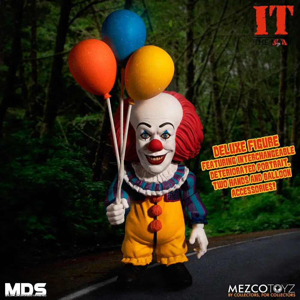 Stephen Kings It 1990 MDS Deluxe akcijska figura Pennywise 15 cm fotografija proizvoda