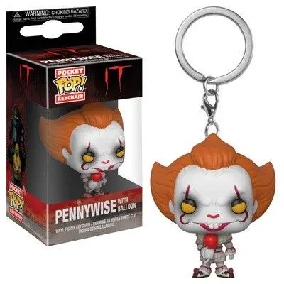 Stephen King's It 2017 Pocket POP! Vinilni privjesak za ključeve Pennywise s balonom 4 cm fotografija proizvoda