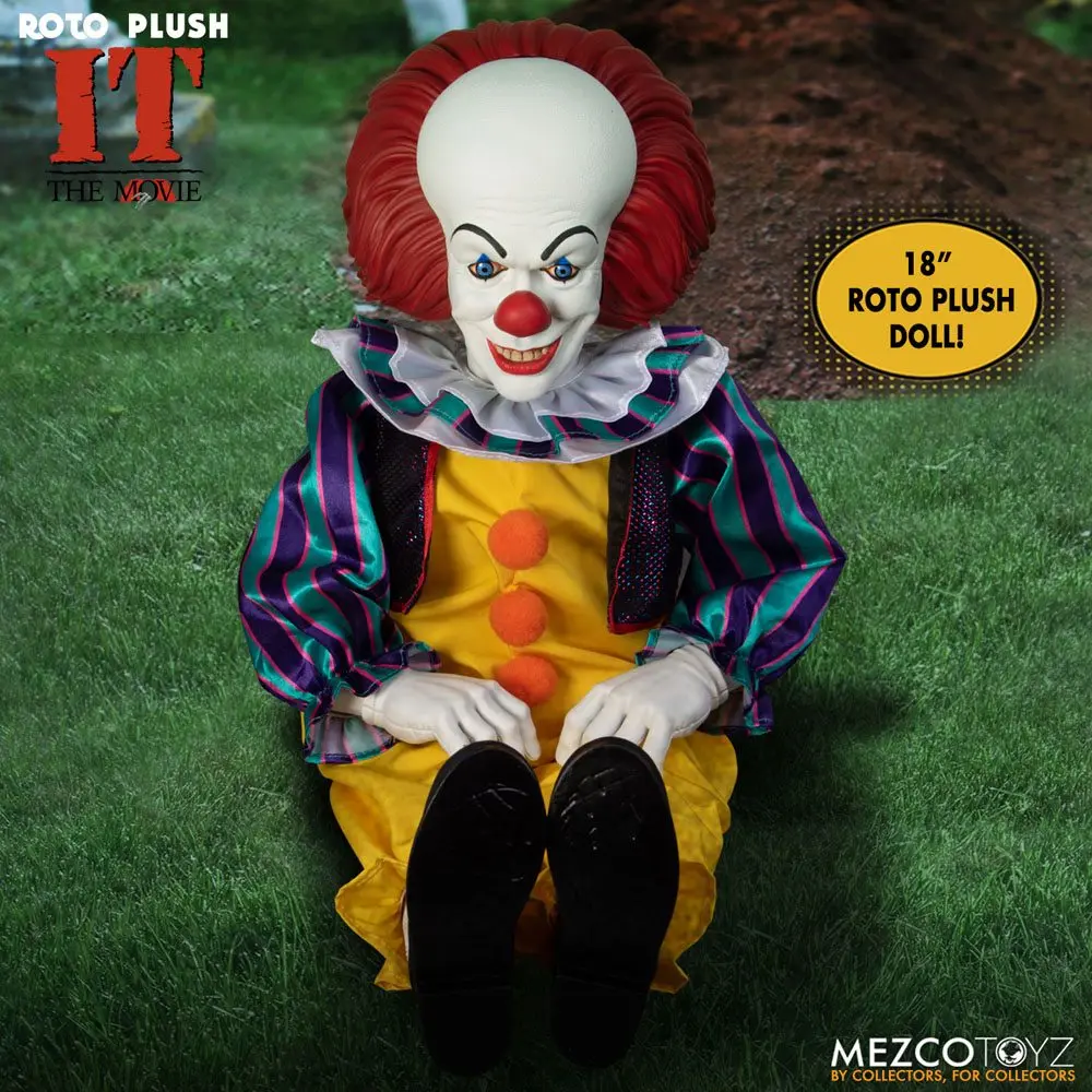 Stephen Kings It 1990 MDS Roto plišana lutka Pennywise 46 cm fotografija proizvoda