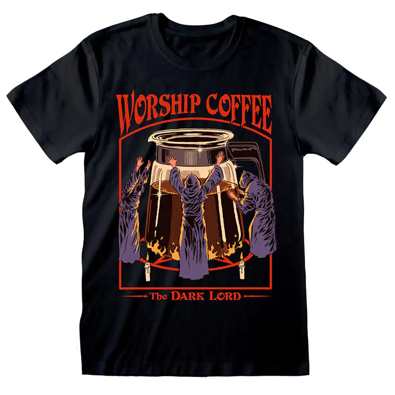 Steven Rhodes Worship Coffee majica fotografija proizvoda