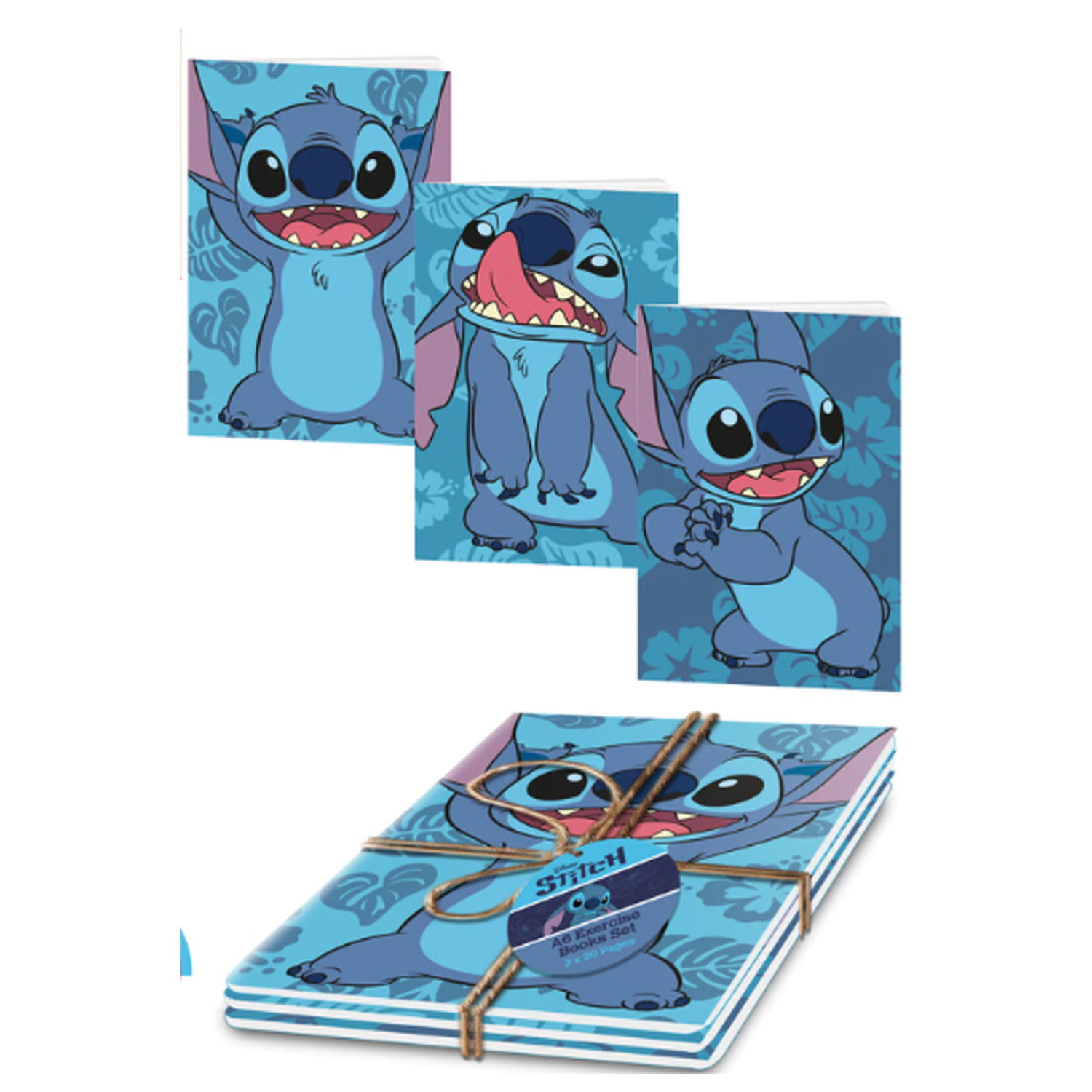 Stitch set od 3 bilježnice fotografija proizvoda