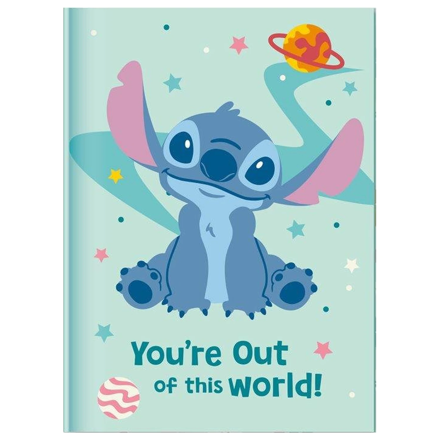 Stitch poklon set Dnevnik s bravom + Pompom olovka fotografija proizvoda