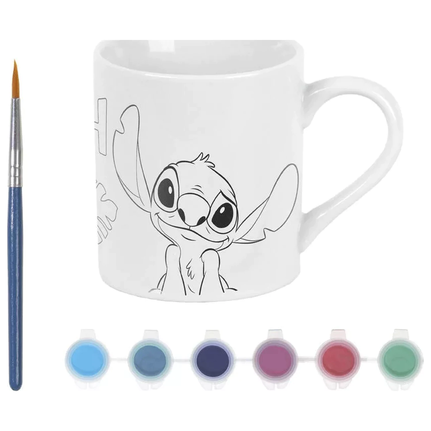 Stitch Alien šalica za bojanje od porculana 235 ml fotografija proizvoda