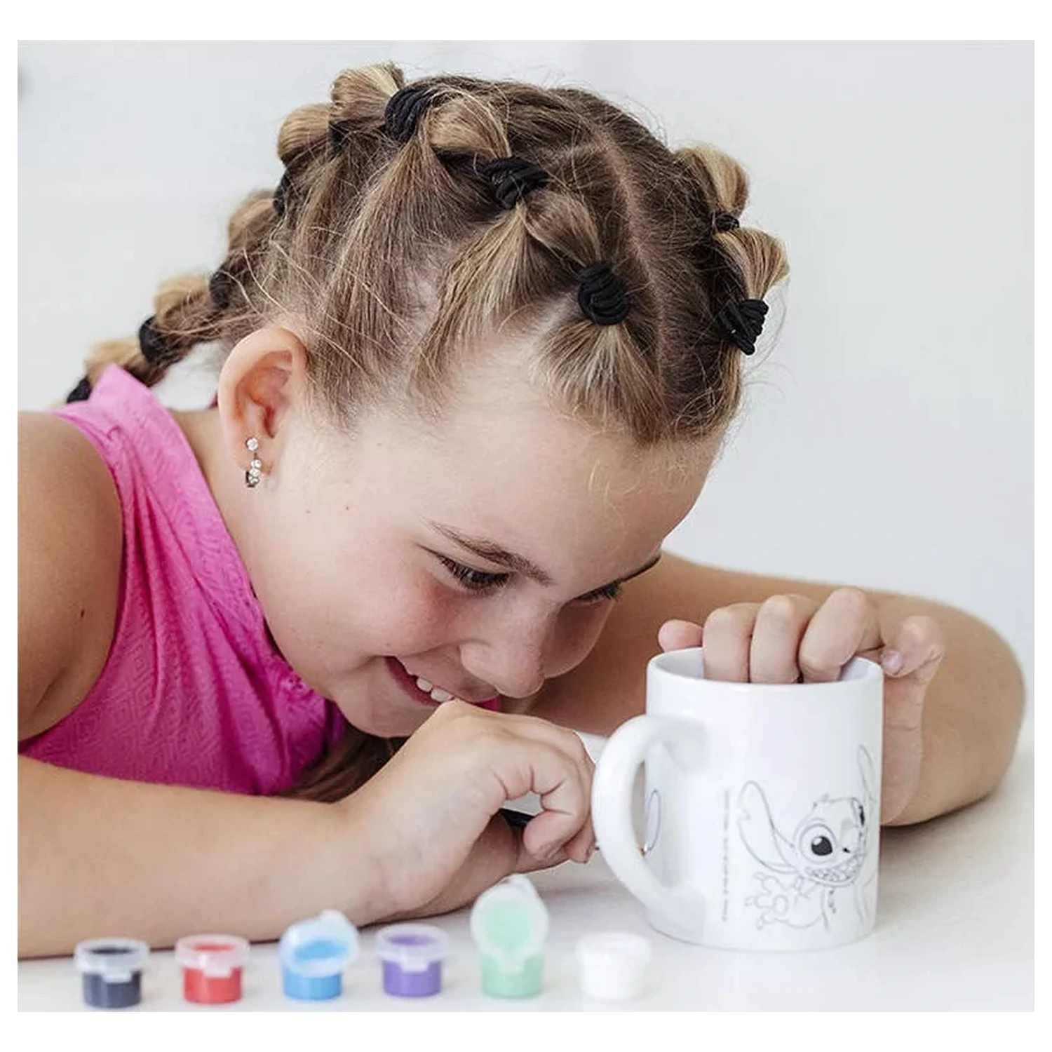 Stitch Alien šalica za bojanje od porculana 235 ml fotografija proizvoda