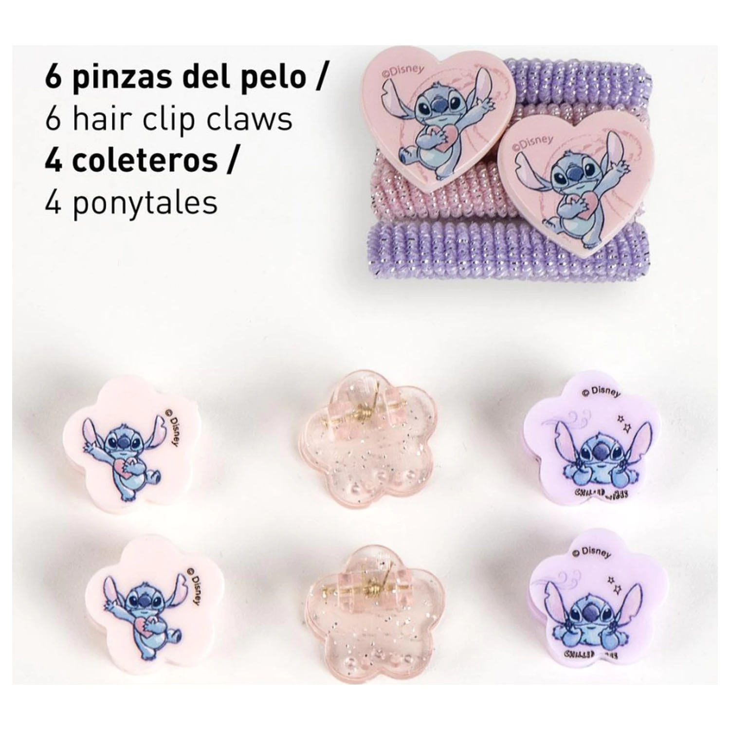 Ukosnica za kosu Stitch Alien Heart, Set gumica za kosu u kutiji fotografija proizvoda