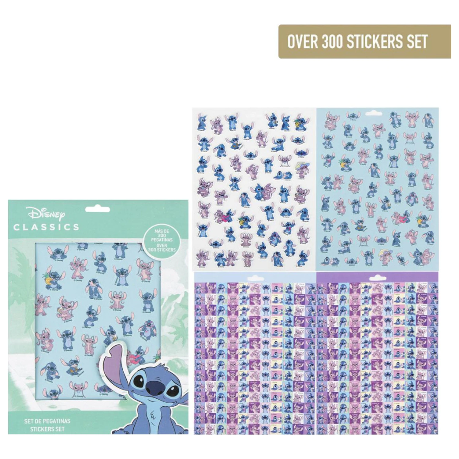 Stitch Alien set naljepnica 300 komada fotografija proizvoda