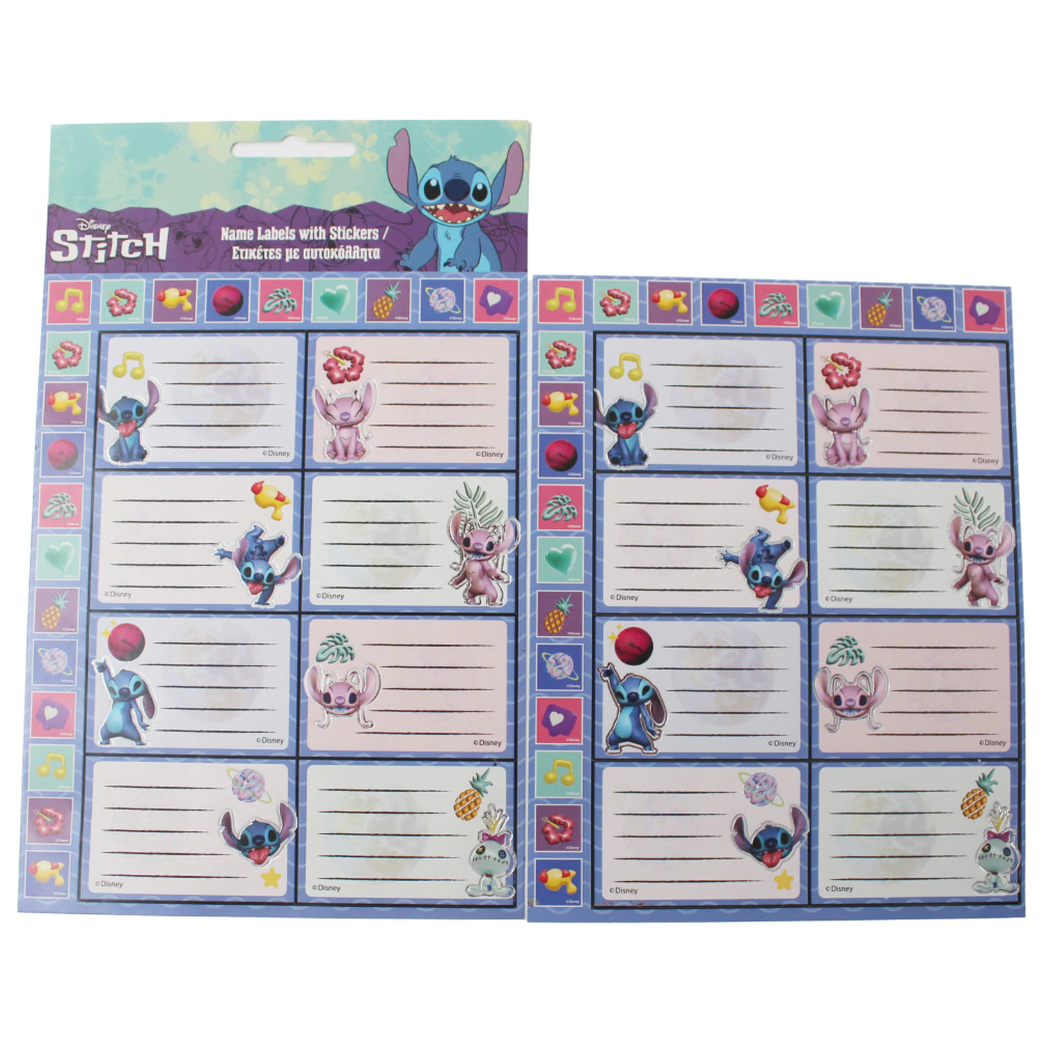 Stitch Aliens Naljepnica za etikete bilježnica s 16 komada fotografija proizvoda