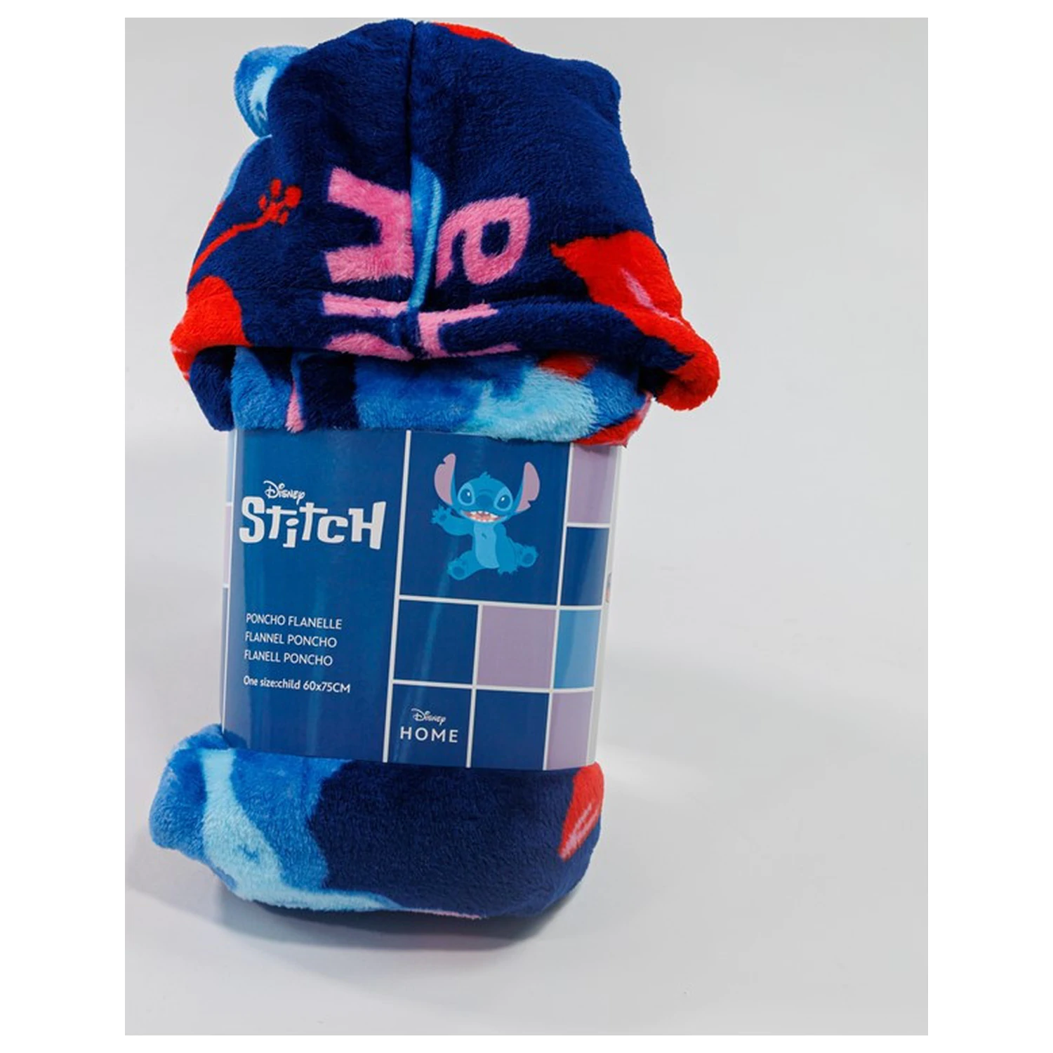 Stitch Aloha Adult nosiva plišana deka od flisa pončo fotografija proizvoda