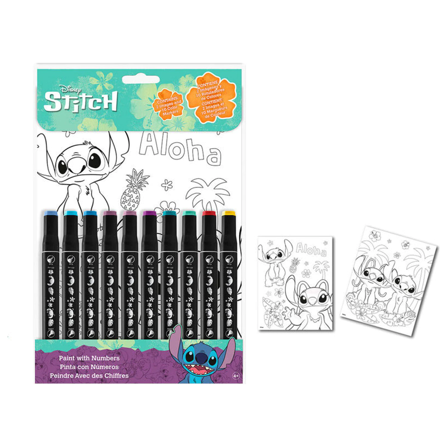 Lilo and Stitch Aloha bojanka s brojevima fotografija proizvoda