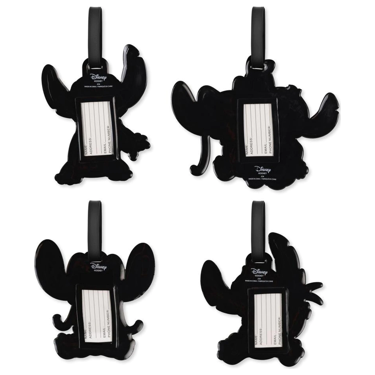 Stitch & Angel Set od 4 komada privjesaka za prtljagu fotografija proizvoda