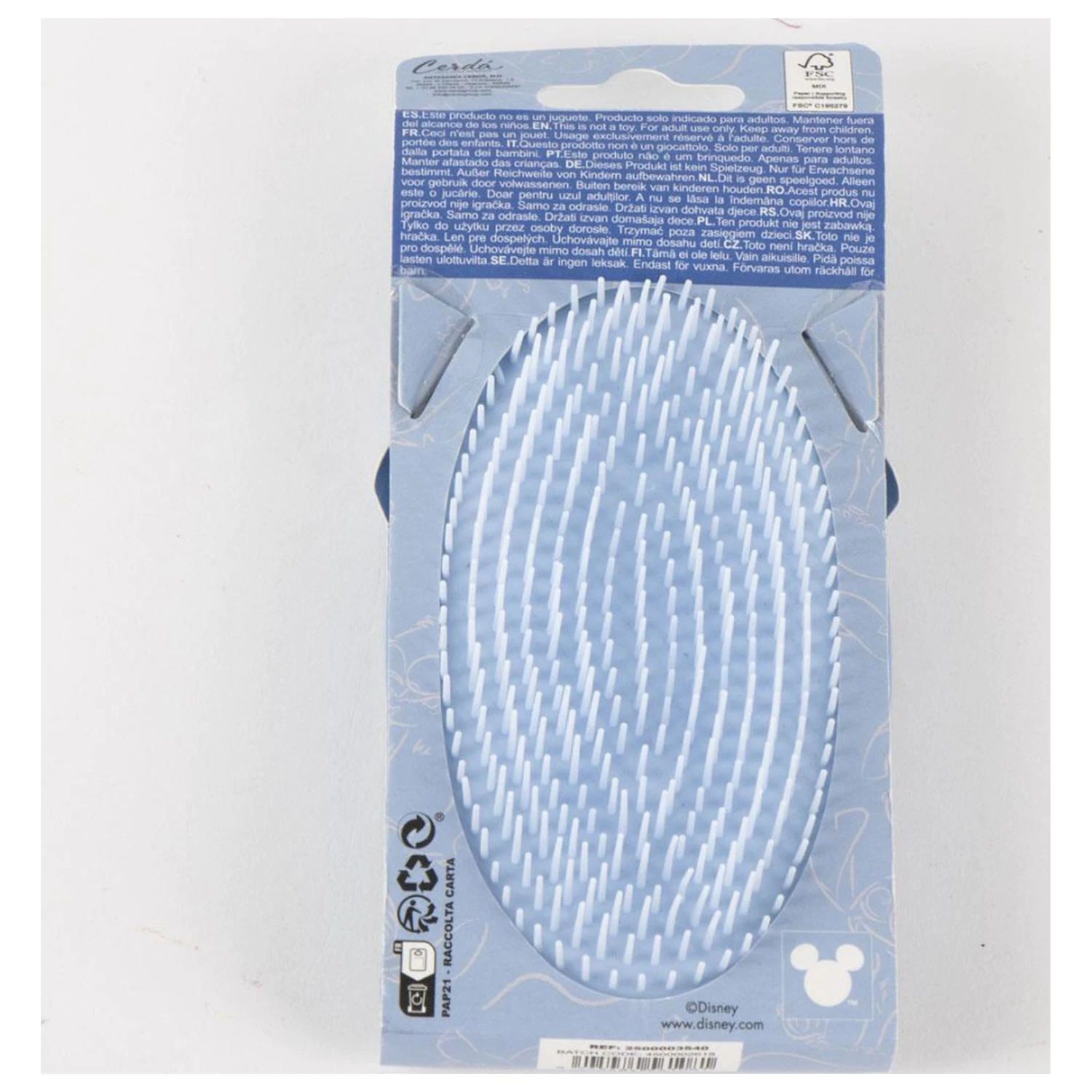 Stitch Angel svjetlucava četka za kosu, češalj 13 cm fotografija proizvoda