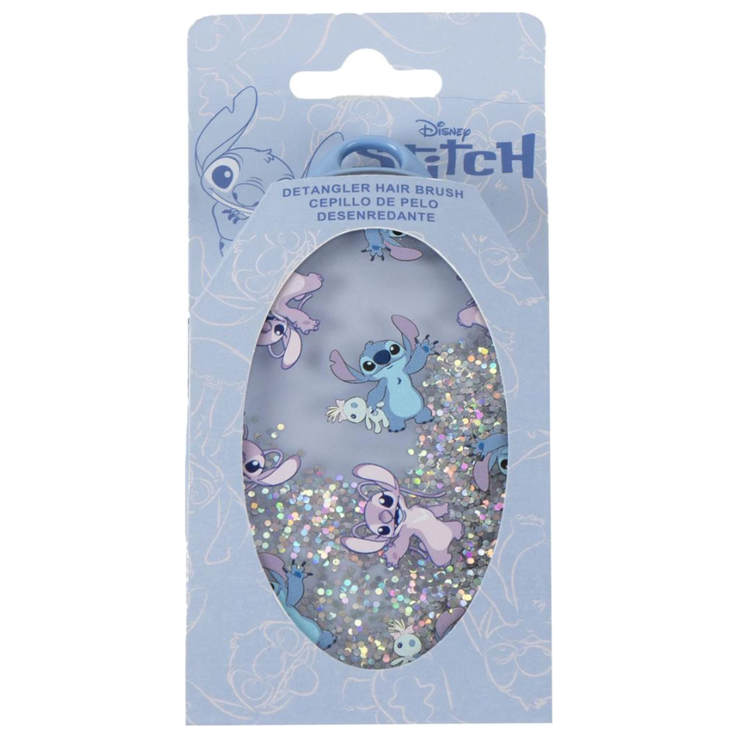 Stitch Angel svjetlucava četka za kosu, češalj 13 cm fotografija proizvoda
