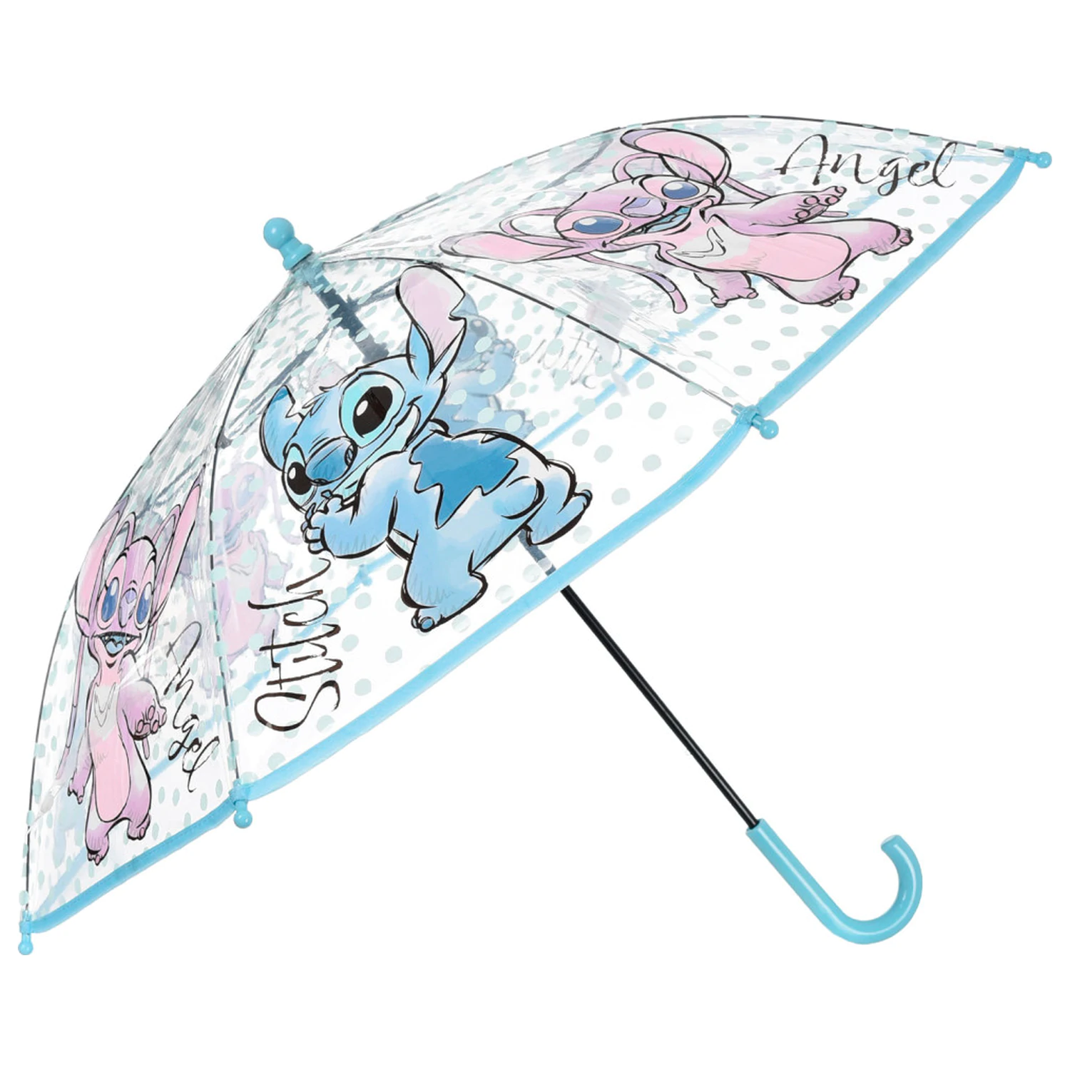 Stitch Angel dječji prozirni kišobran 72 cm fotografija proizvoda