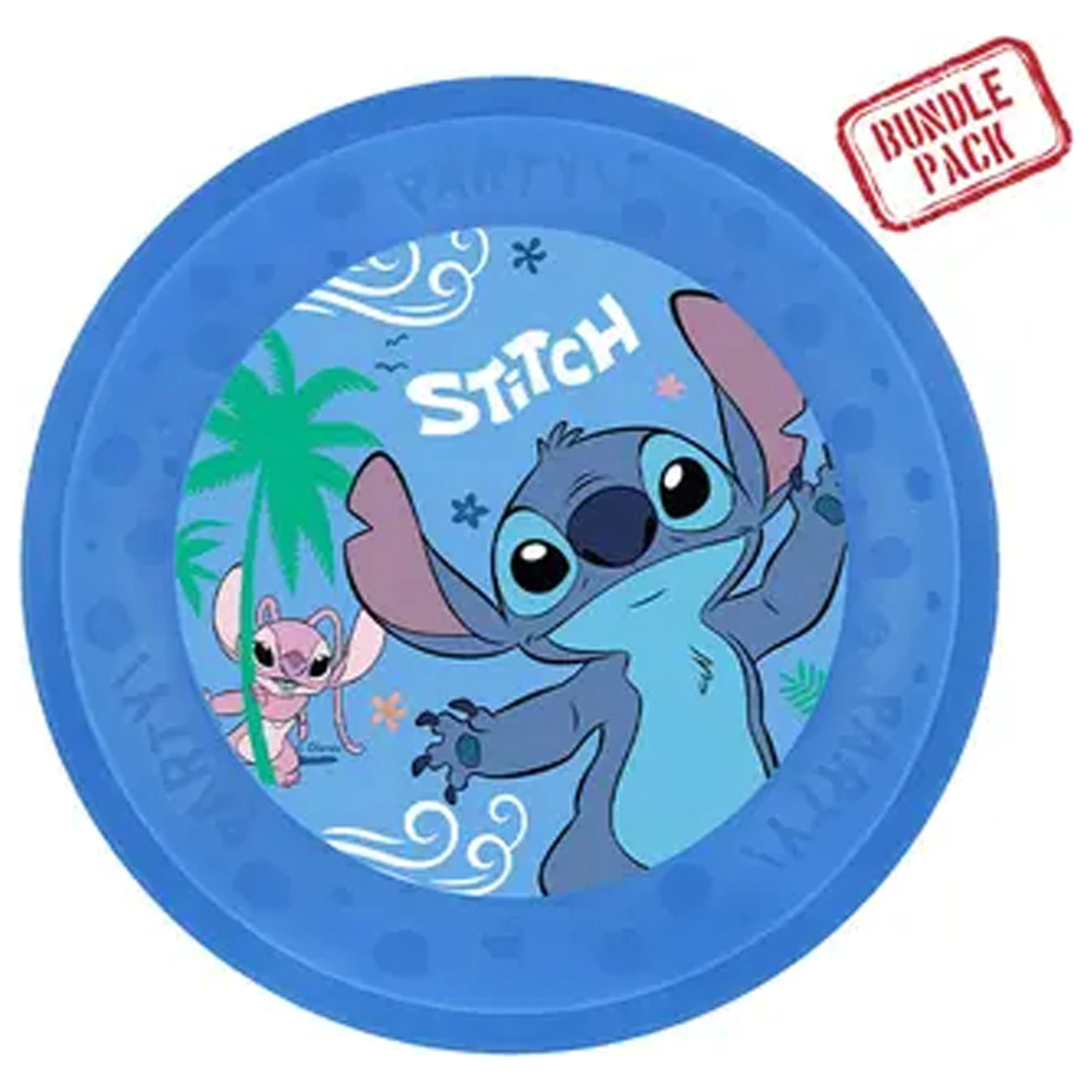 Stitch Angel Micro Premium Plastic Flat Plate 4-dijelni set 21 cm fotografija proizvoda