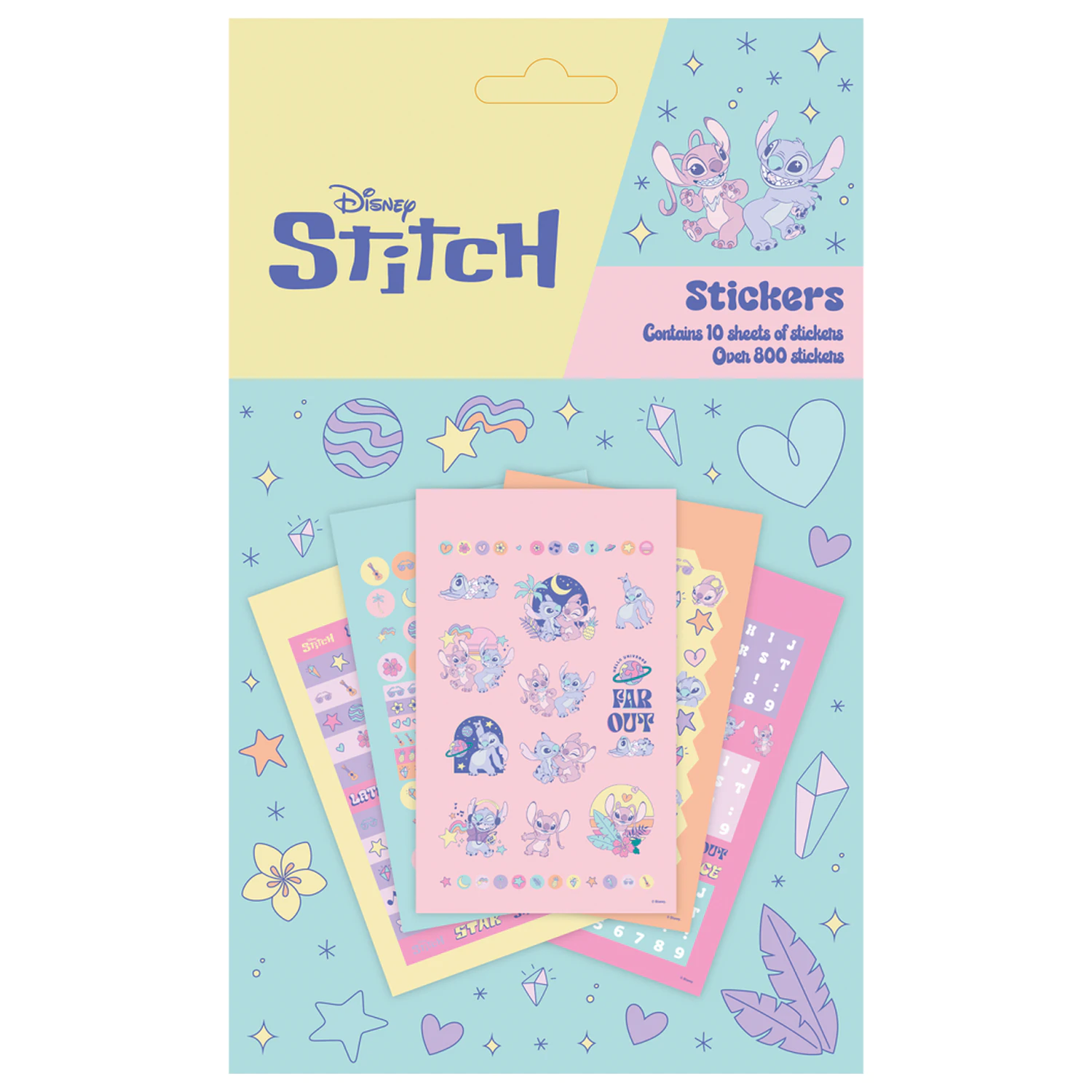 Stitch & Angel Space Rocks paket od 800 komada naljepnica fotografija proizvoda