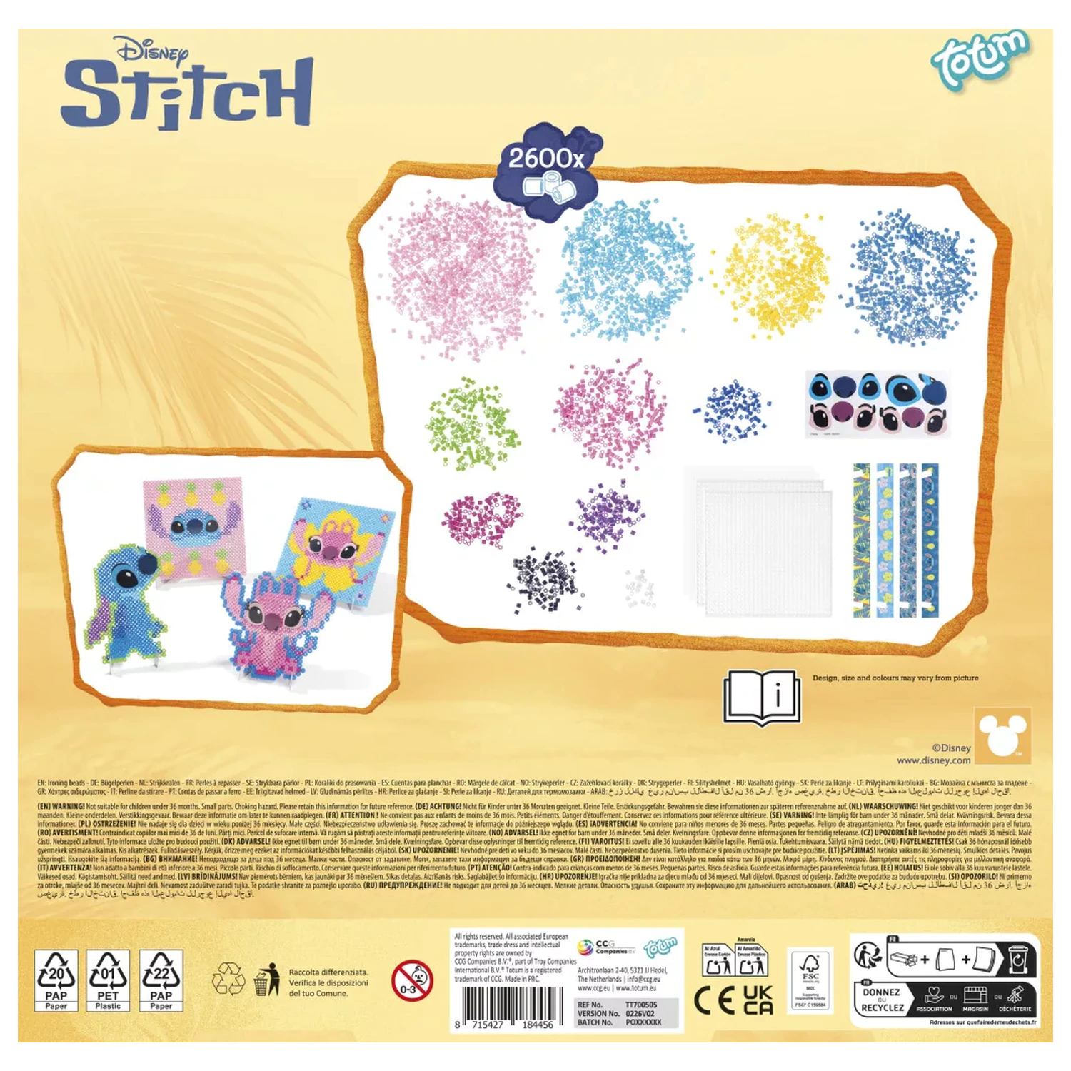 Stitch Angel Iron-on Perle Kreativni Set fotografija proizvoda