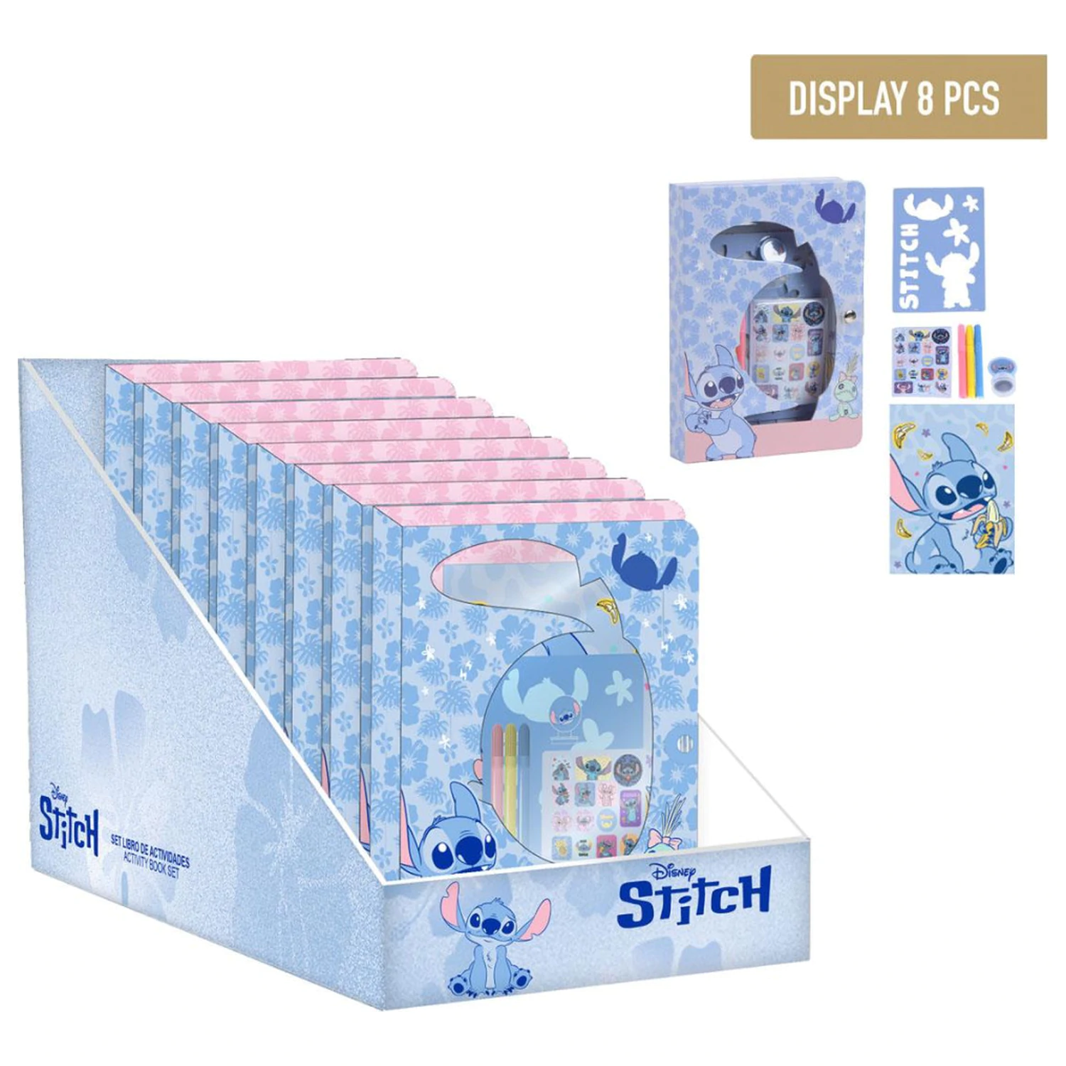 Stitch Banana set knjižica za bojanje sa šablonama fotografija proizvoda