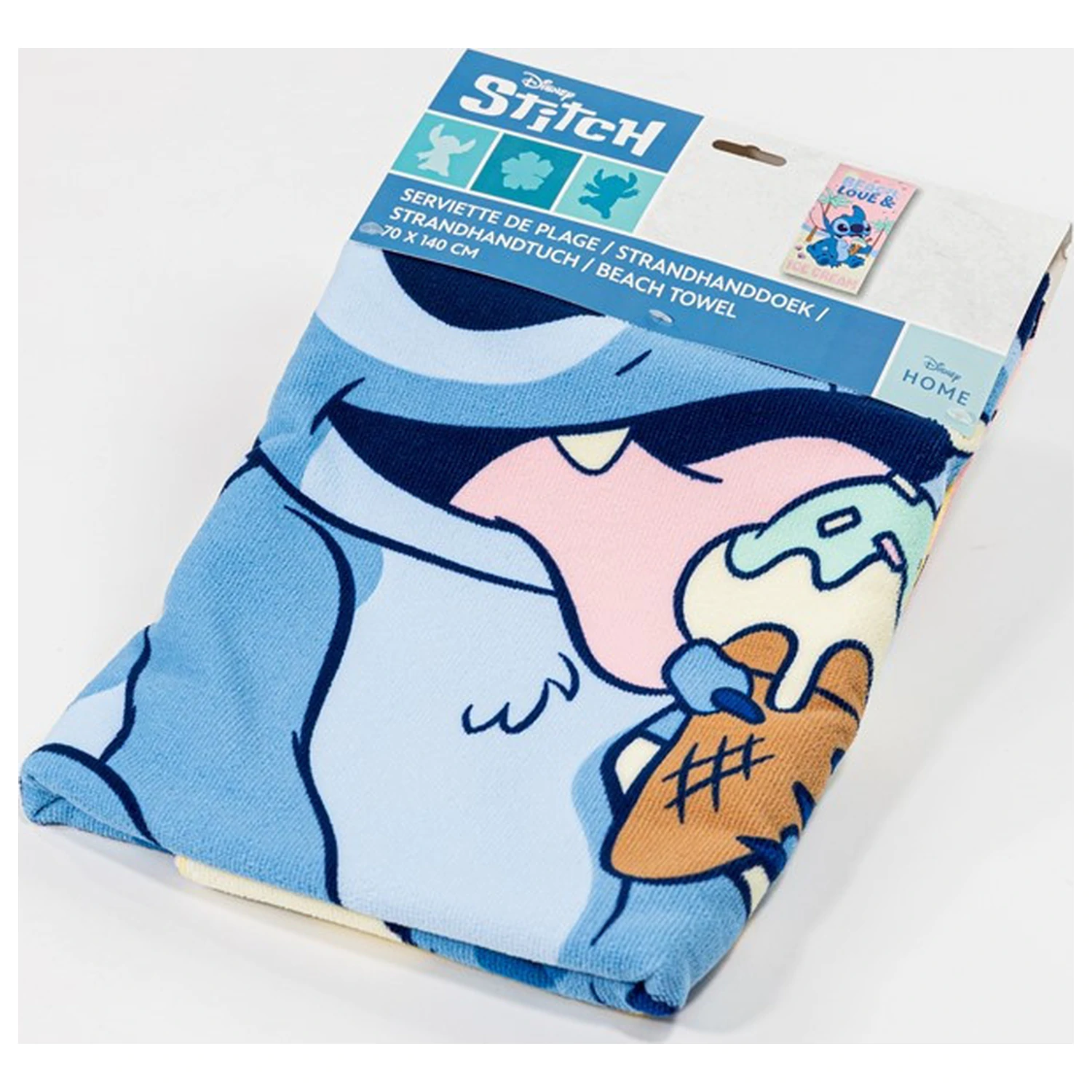 Lilo and Stitch Ručnik za plažu Sladoled 70x140 cm fotografija proizvoda