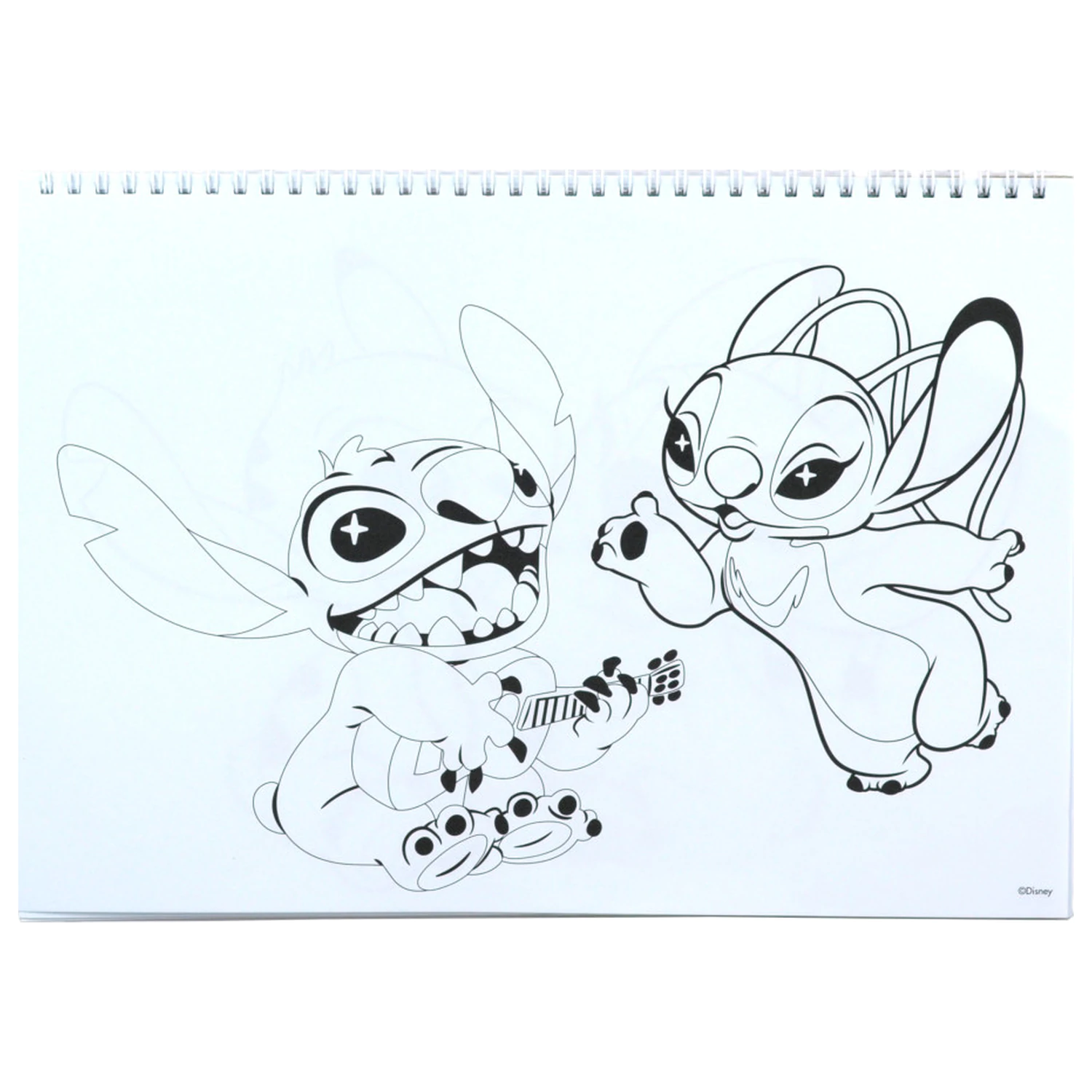 Stitch Blast A/4 Spiralni blok za crtanje s 40 listova i naljepnicama fotografija proizvoda