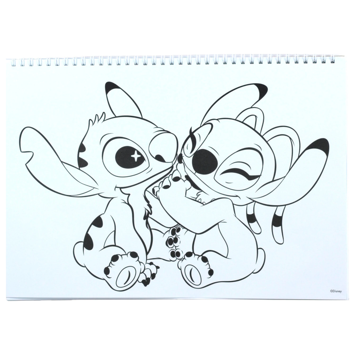 Stitch Blast A/4 Spiralni blok za crtanje s 40 listova i naljepnicama fotografija proizvoda